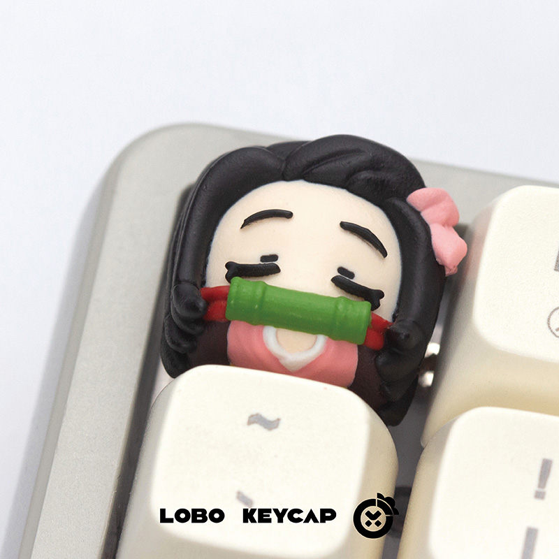 Keycap Artisan Anime - Anime Demon Slayer Kamado Nezuko Serie
