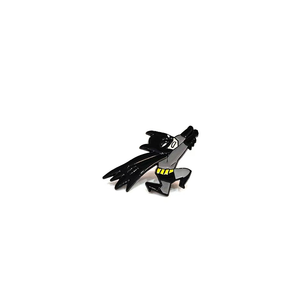 Anime Merchandise Wholesale - 6 Stück Batman-Film-Merchandise, Cartoon-Anime, niedliche Brosche,