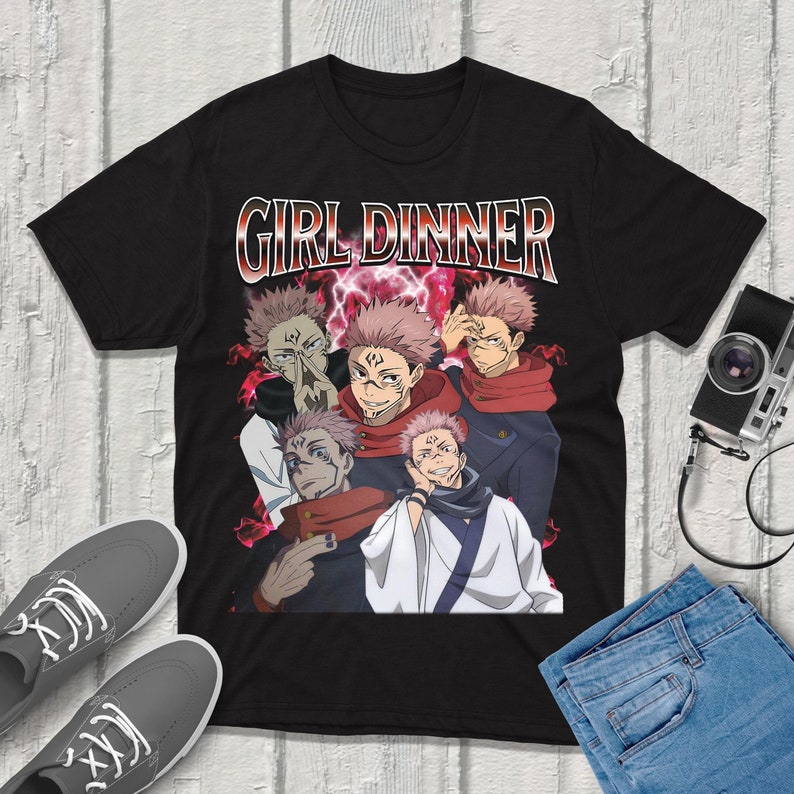 Premium Anime Merchandise - Sukuna Jujutsu-Kaisen T-Shirt Streetwear Premium-Qualität Bekleidung