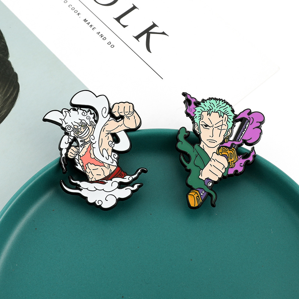 Anime Merchandise In Japanese - Japanische Anime-Charakter-Merchandise One Piece Brosche Luffy