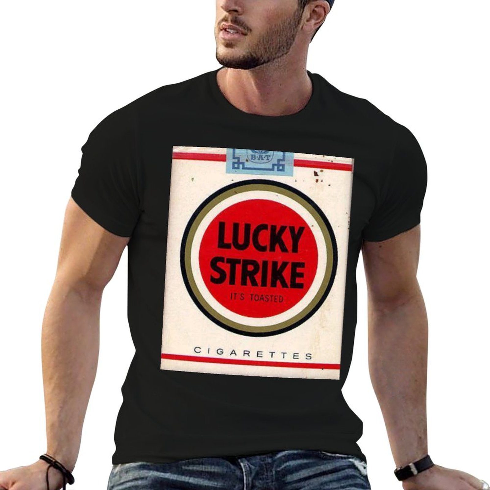 Anime Merchandise China - BESTSELLER Lucky Strike Merchandise T-Shirt Herren-T-Shirt