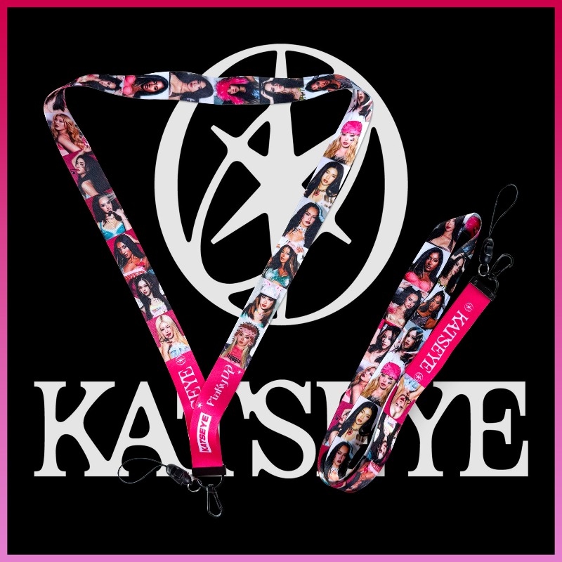 Anime Merchandise Bag - KATSEYE Anime Handy-Schlüsselband, niedliches bedrucktes, verstellbares