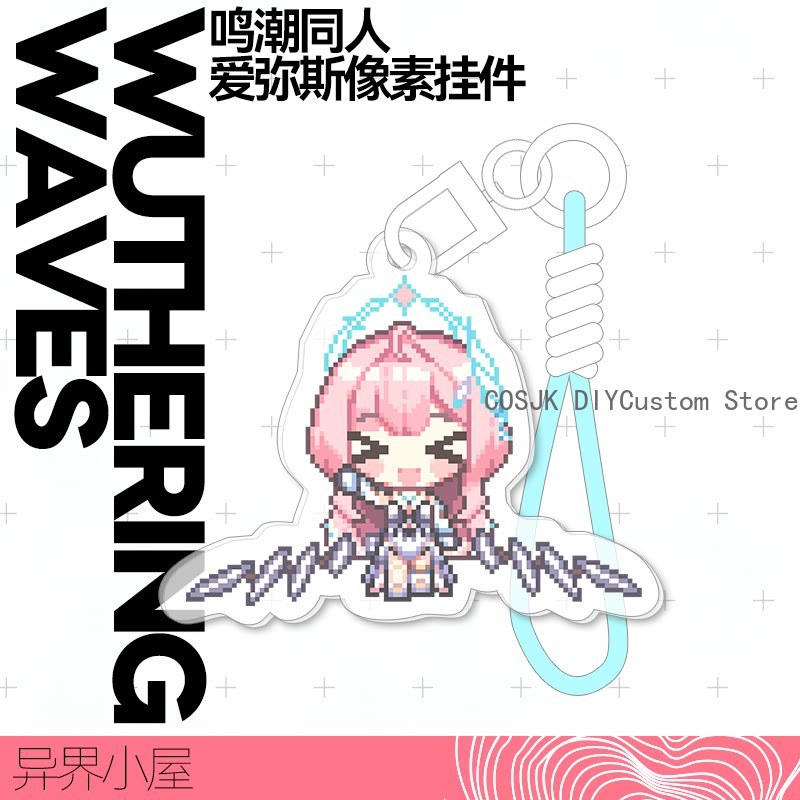 Anime Merchandise Bag - NEUES Anime-Spiel Wuthering Waves Aemeath Pixel