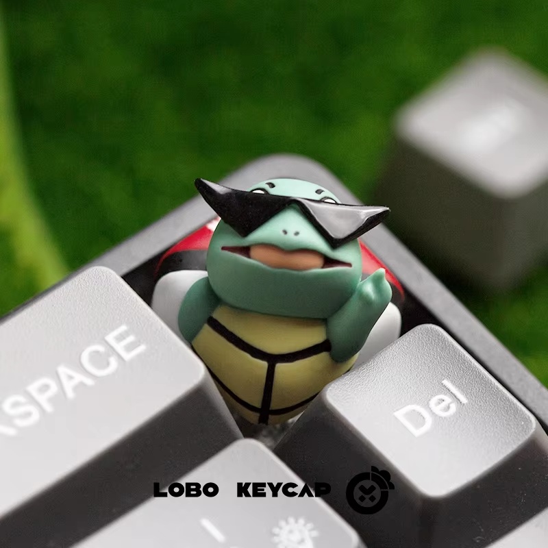 Keycap Artisan Anime - Lobo Tastenkappe Cartoon-Charakter Einzelne Maßgefertigte Artisan-Tastenkappe