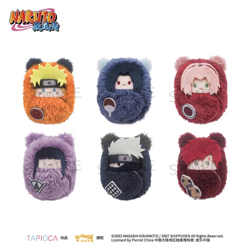 Anime Merchandise Naruto - Naruto Sasuke Sakura Palm Zoo Plüsch-Dumpling-Puppen