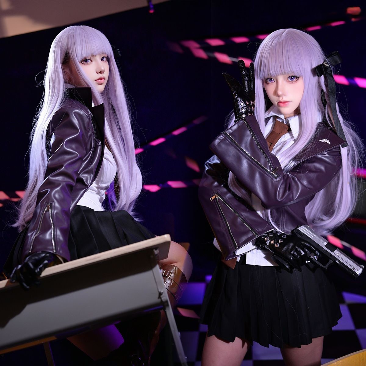 Anime Merchandise - Danganronpa Kirigiri Kyoko Cosplay-Kostüm – Komplettset