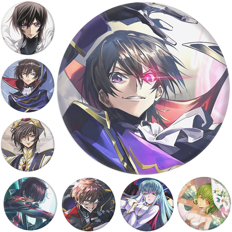 Pin Button Badge - Lelouch Lamperouge Pin Abzeichen Anime Peripheriegeräte