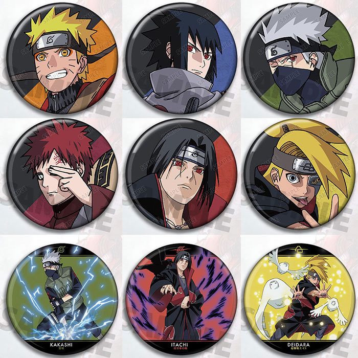 Anime Merchandise Naruto - Naruto Anime Abzeichen Pin Set Kakashi