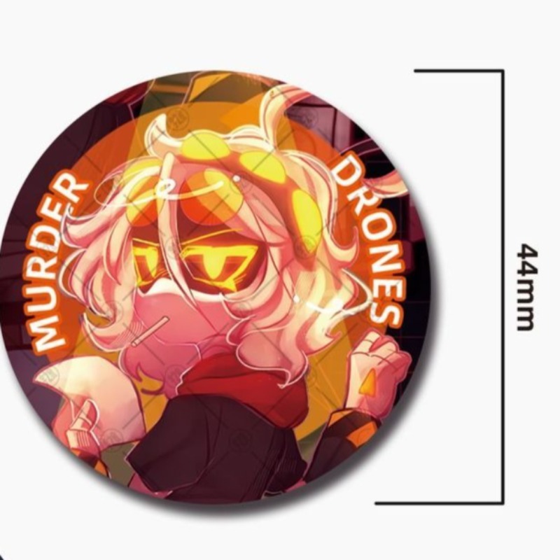 Murder Drones Niedlicher Carto – Pin Button Badge Bewertung und Preis