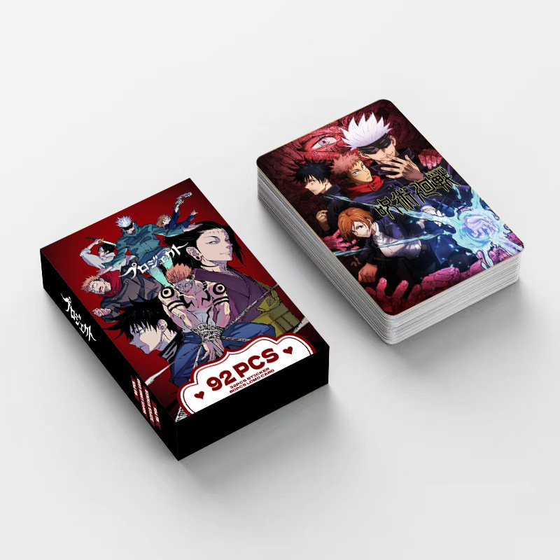 92 Stück Karten Jujutsu Kaisen – Anime Merchandise Bag Bewertung und Preis