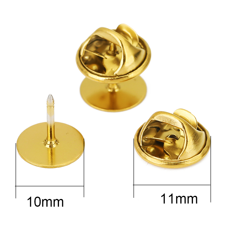 10er-Set Edelstahl-Broschenbas – Pin Button Badge Bewertung und Preis
