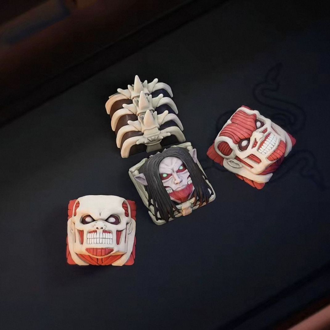 NEUES Attack on Titan Co-Brand – Keycap Artisan Anime Bewertung und Preis