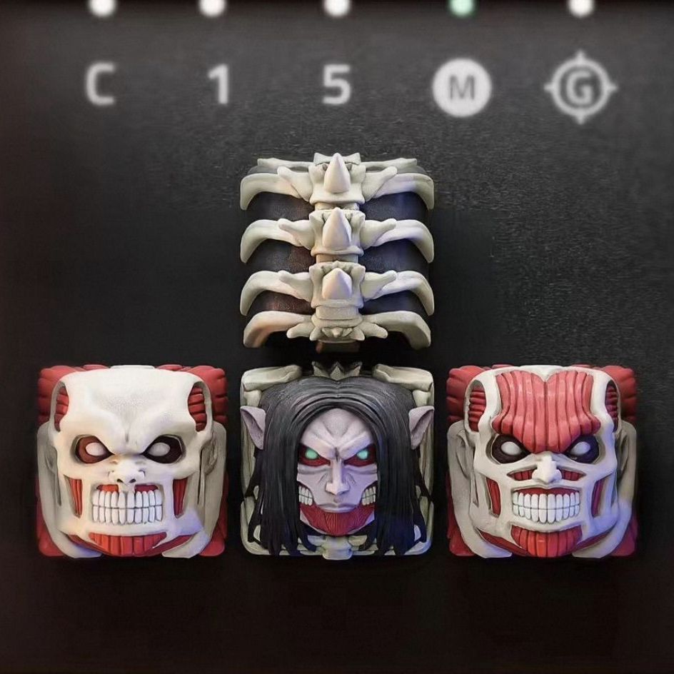 NEUES Attack on Titan Co-Brand – Keycap Artisan Anime Bewertung und Preis